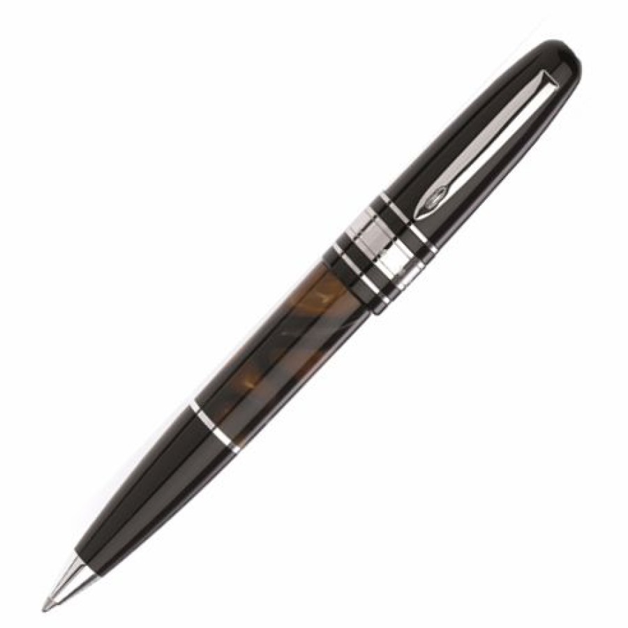 Ballpoint Pens * | New Marlen Class Brown Marble Ballpoint Pen