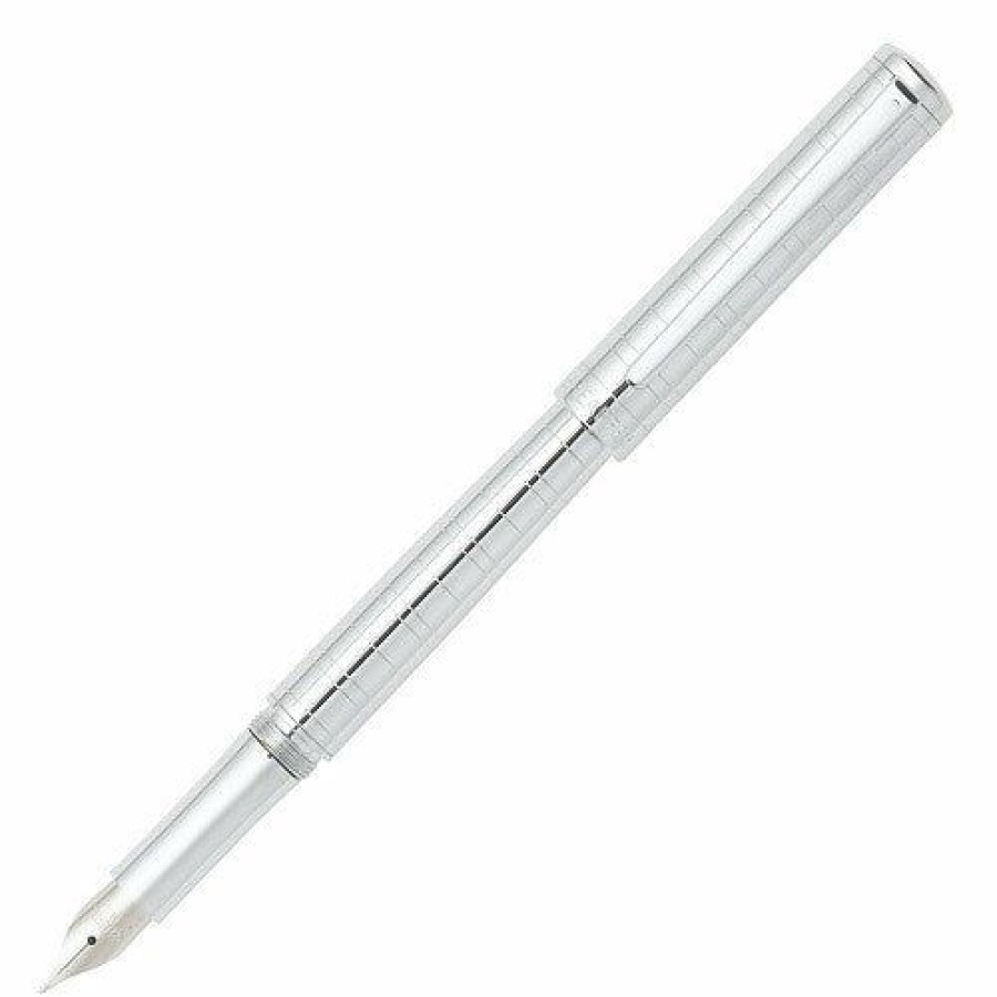 Fountain Pens * | Cheap Sheaffer Intensity Fountain Pen Engraved Polished Chrome