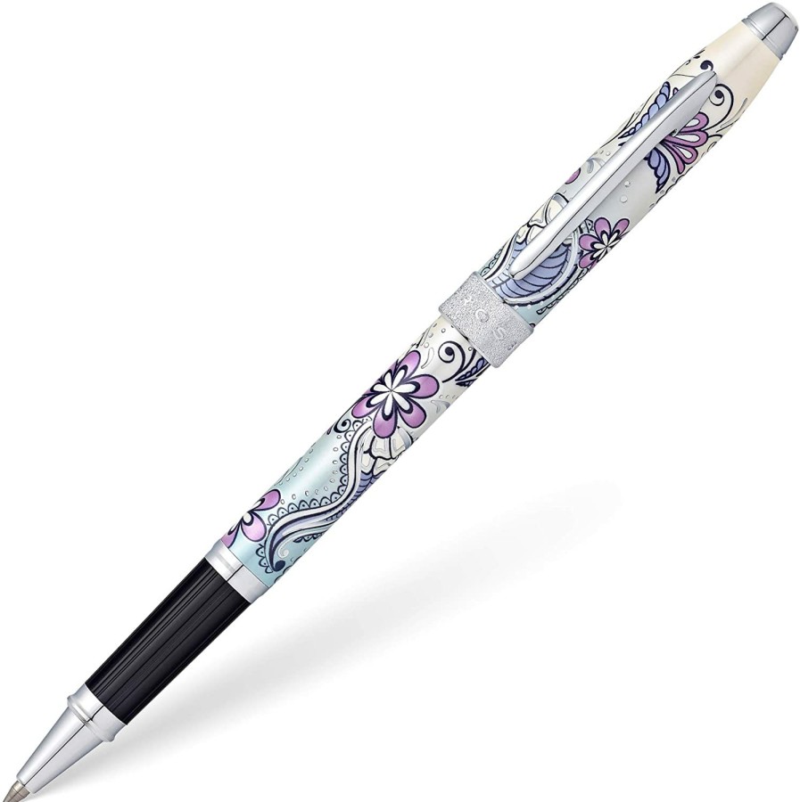 Rollerball Pens * | Best Sale Cross Botanica Rollerball Pen, Purple Orchid