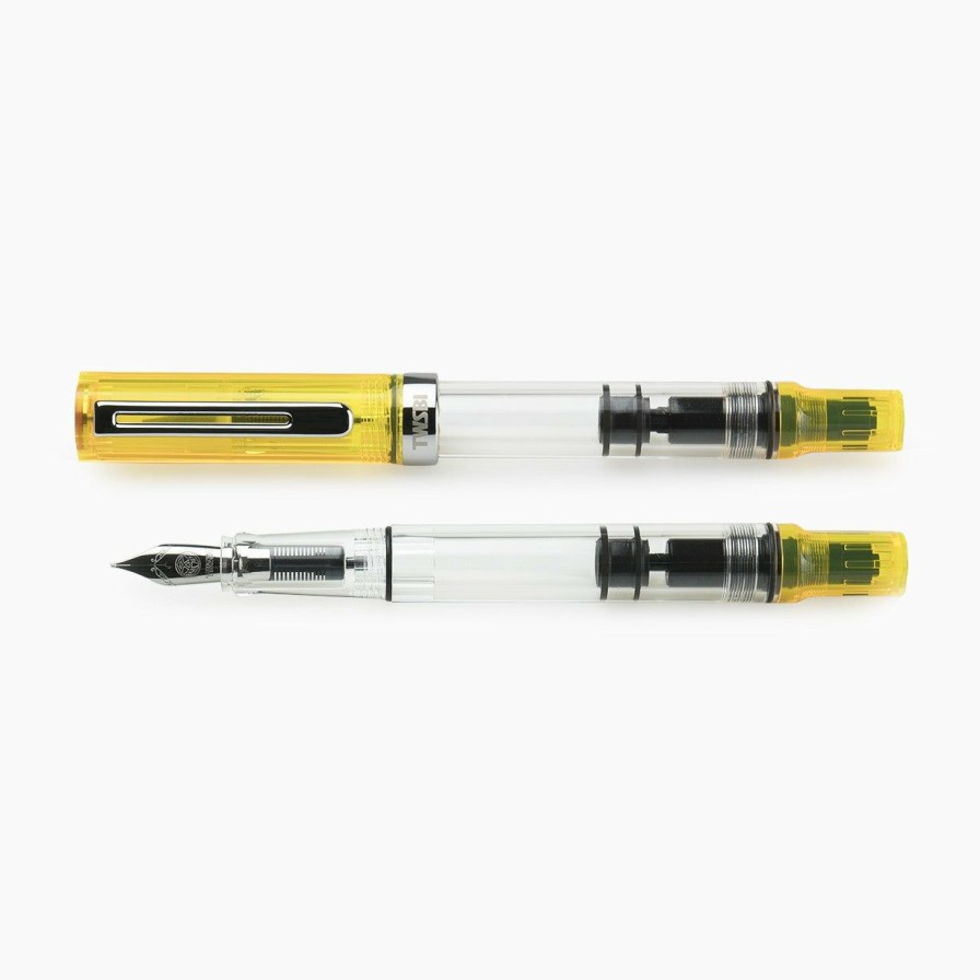 Fountain Pens * | Best Pirce Twsbi Eco Transparent Yellow Fountain Pen