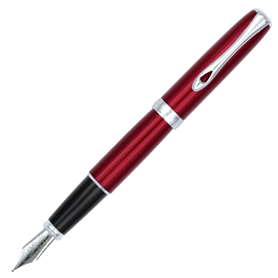 Fountain Pens * | Coupon Diplomat Excellence A2 Fountain Pen, Magma Red