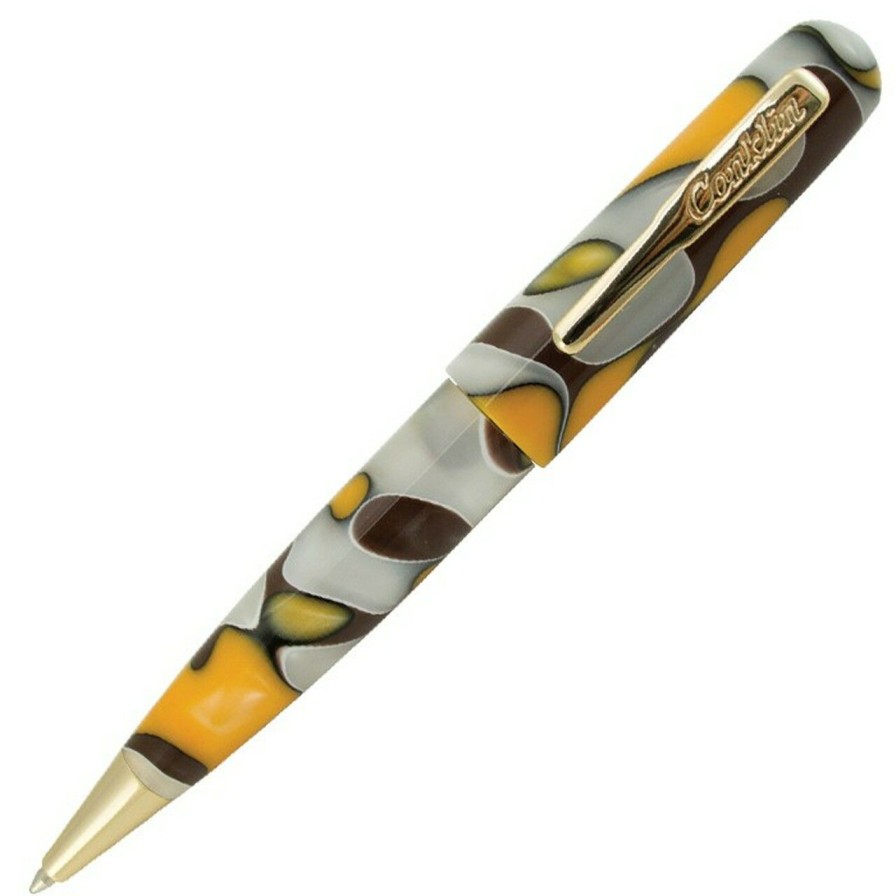 Ballpoint Pens * | Brand New Conklin All American Ballpoint Pen, Yellowstone