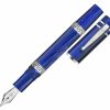 Fountain Pens * | Top 10 Nettuno 1911 Fountain Pen, Oceano Deep Blue, Medium Nib