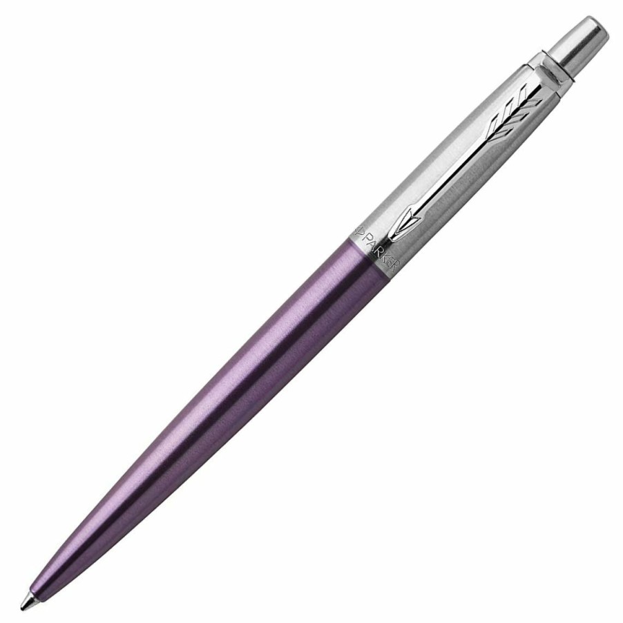 Ballpoint Pens * | Outlet Parker Jotter Ballpoint Pen, Victoria Purple