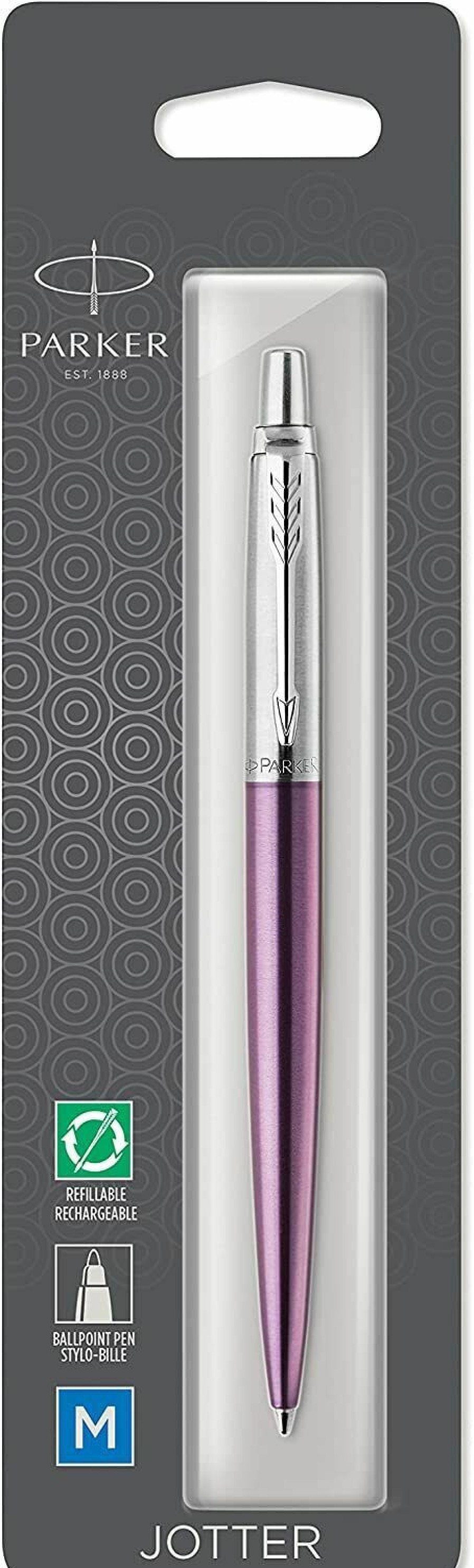 Ballpoint Pens * | Outlet Parker Jotter Ballpoint Pen, Victoria Purple