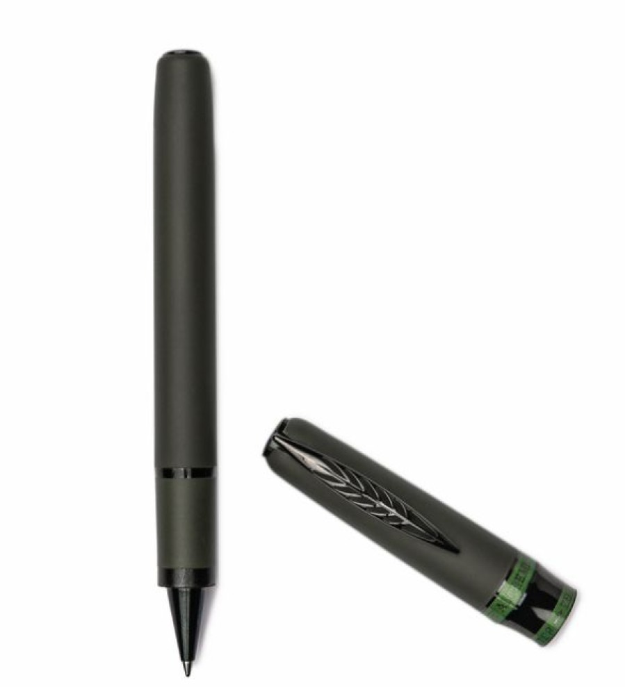 Rollerball Pens * | Buy Pineider Alchemist Zeolite Rollerball Pen, Krakatoa Green