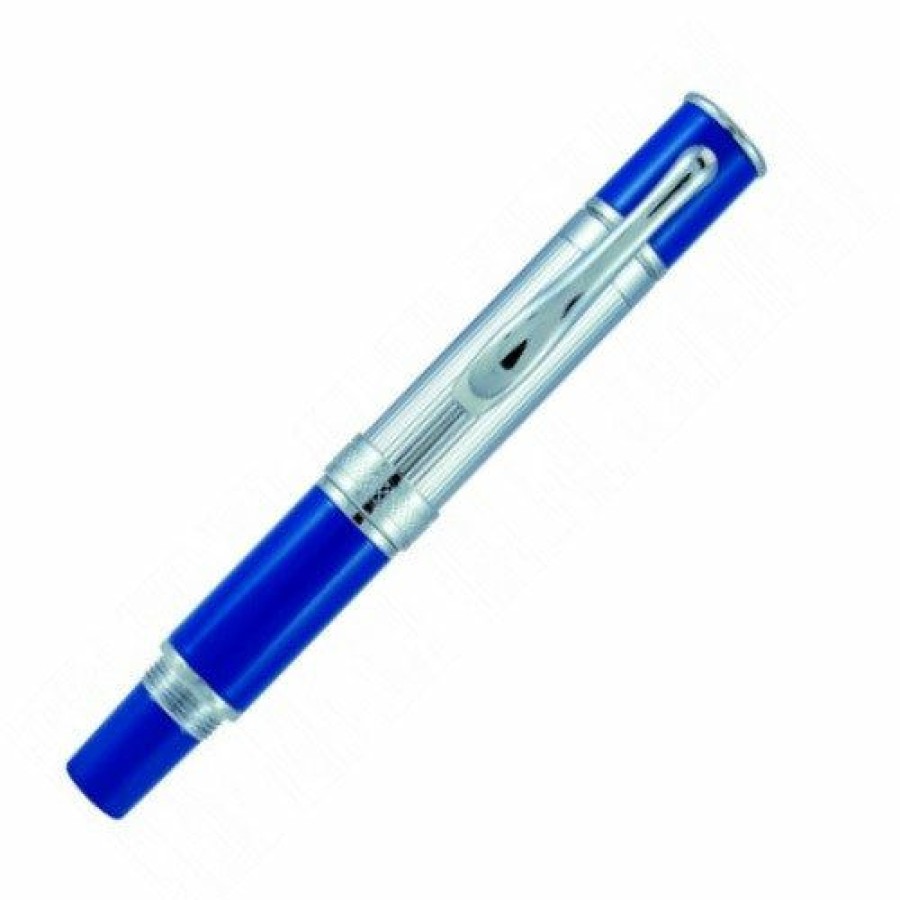 Fountain Pens * | Best Pirce Monteverde Mini Jewelria Fountain Pen Cobalt Blue Fine Nib