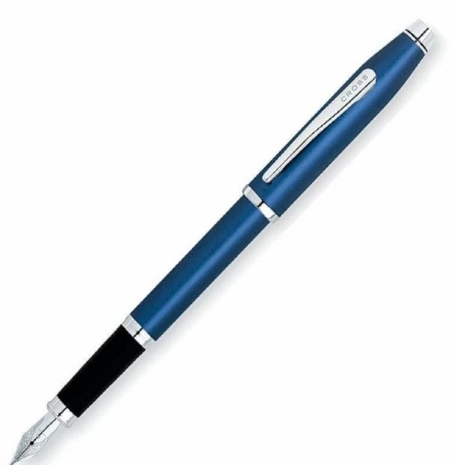 Fountain Pens * | Flash Sale Cross Classic Century Ii Fountain Pen, Royal Blue, Medium Nib