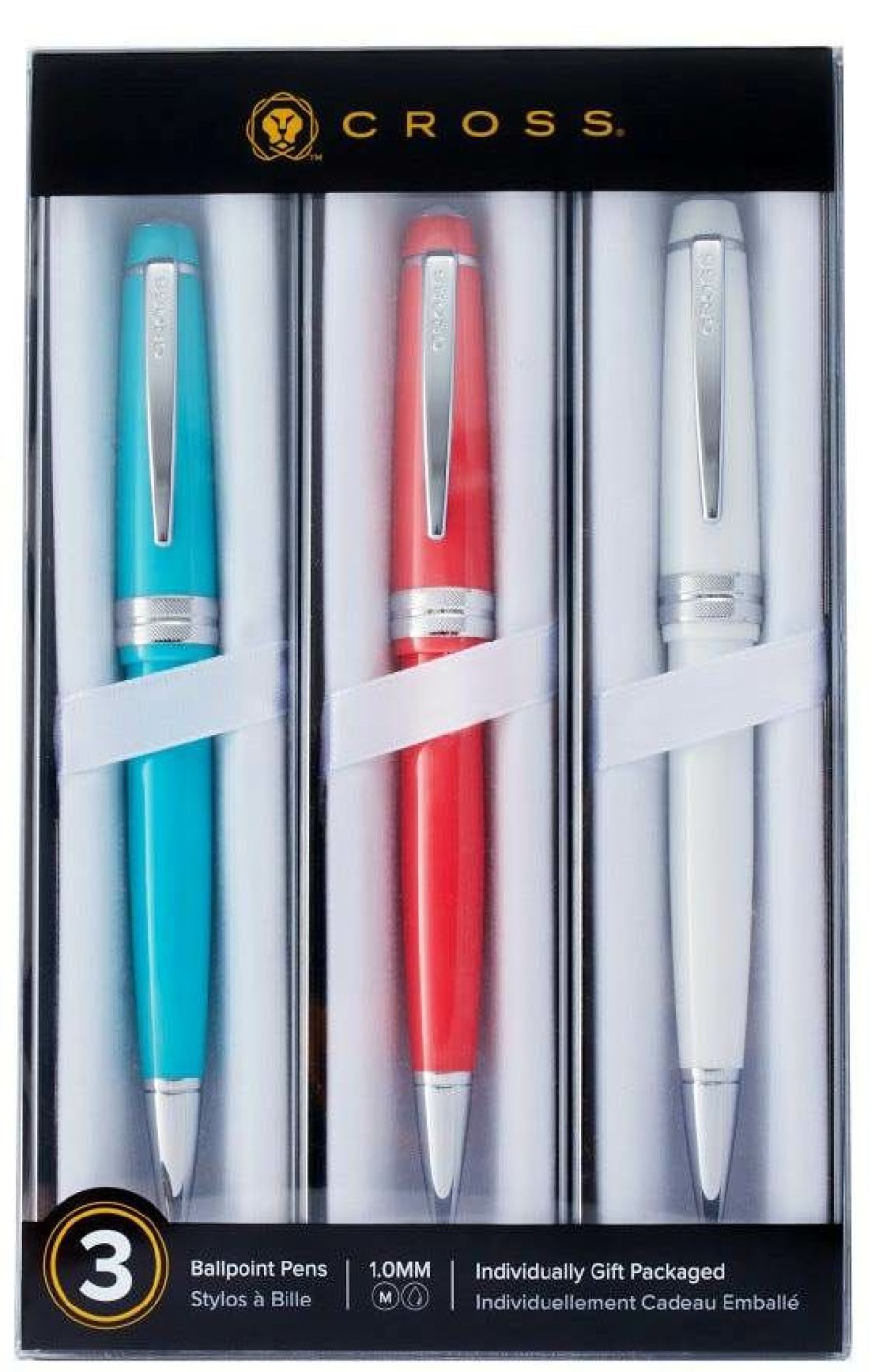 Ballpoint Pens * | Cheap Cross Bailey Light 3-Piece Ballpoint Pen Set