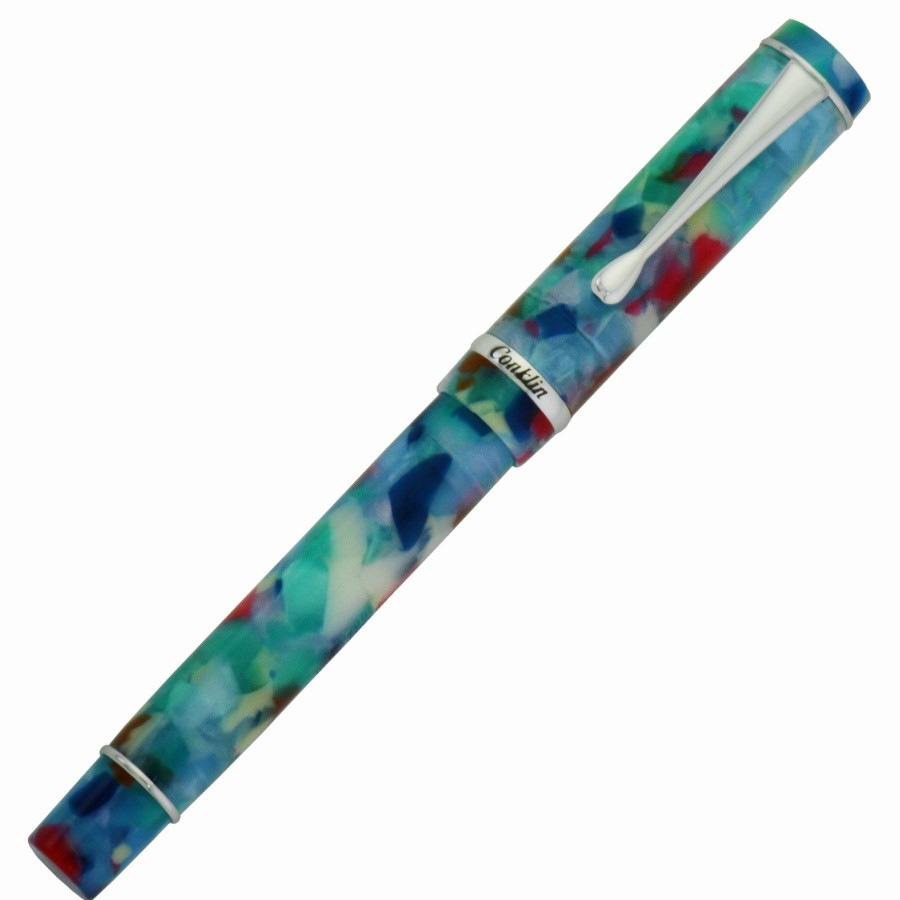 Rollerball Pens * | Hot Sale Conklin Duragraph Limited Edition Rollerball Pen, Spring Garden