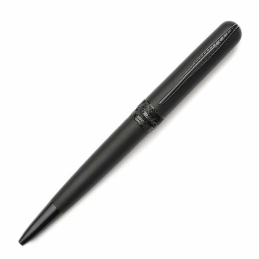 Ballpoint Pens * | Discount Pineider Avatar Ballpoint Pen, Matte Black W/ Black Trim