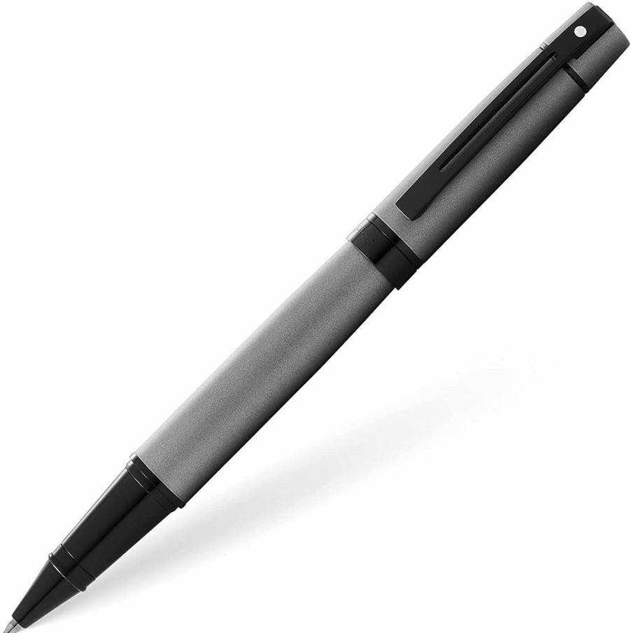 Rollerball Pens * | Flash Sale Sheaffer 300 Metallic Grey Rollerball Pen