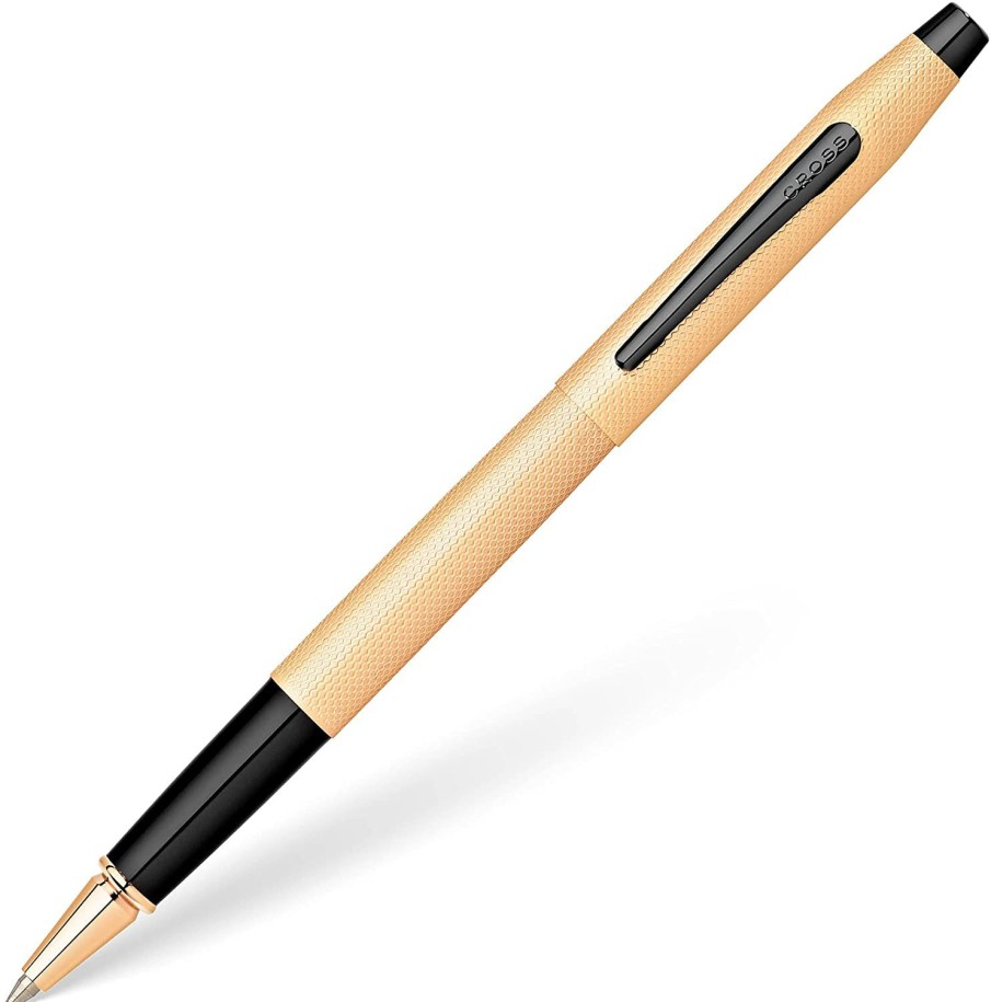 Rollerball Pens * | Best Sale Cross Classic Century Brushed Rose Gold Rollerball Pen