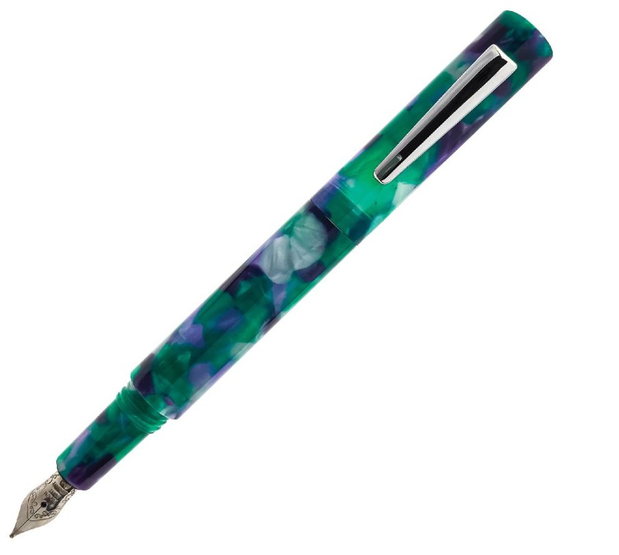 Fountain Pens * | New Monteverde Mvp Pocket Fountain Pen, Green Abstracts