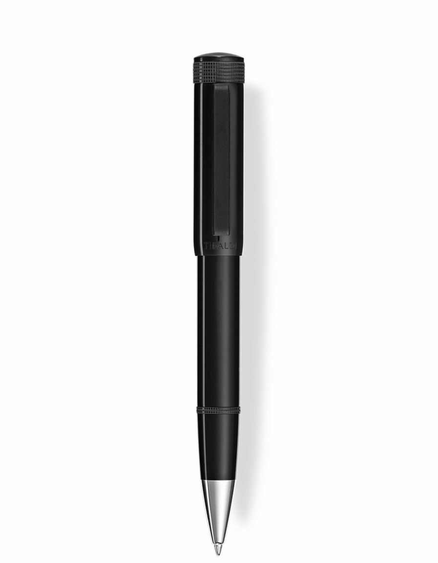 Ballpoint Pens * | Buy Tibaldi Perfecta Rich Black Ballpoint Pen