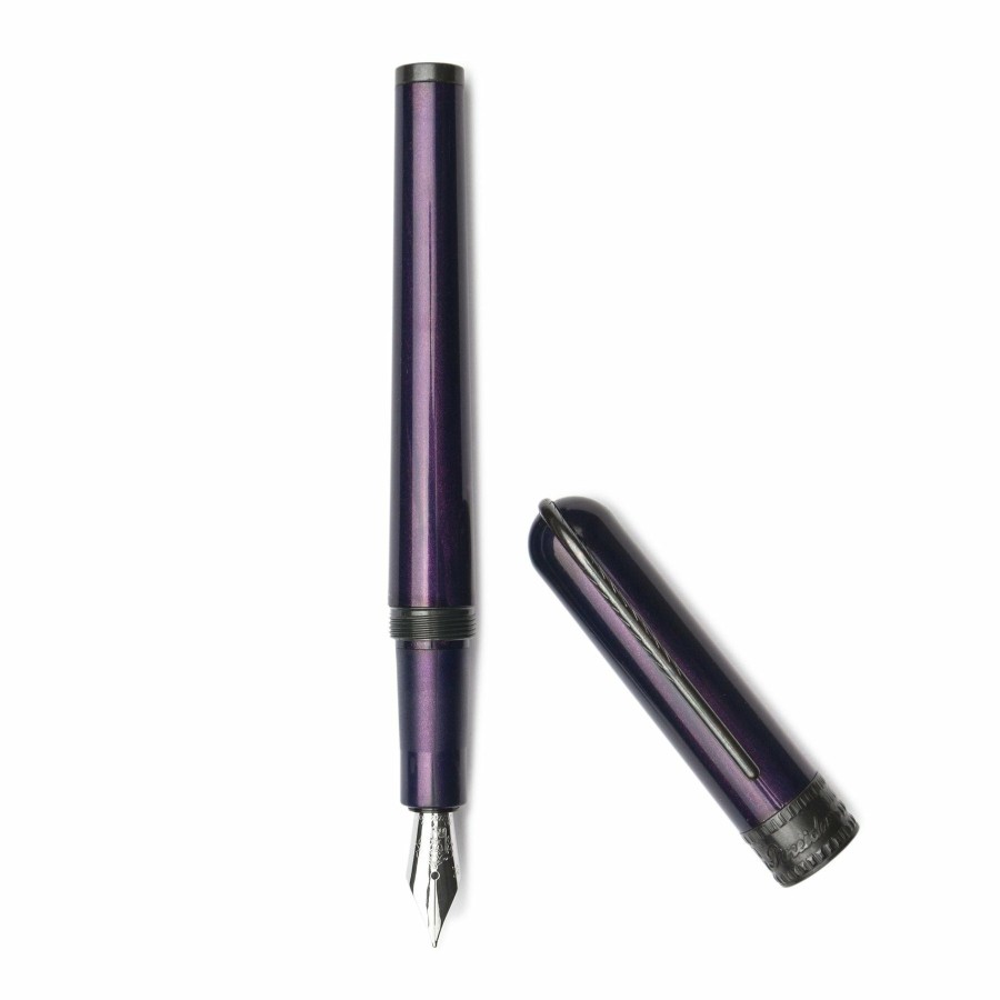 Fountain Pens * | Best Deal Pineider Metropolis Fountain Pen, Blue