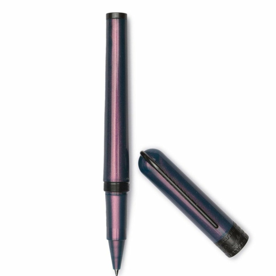 Rollerball Pens * | Wholesale Pineider Metropolis Rollerball Pen, Blue