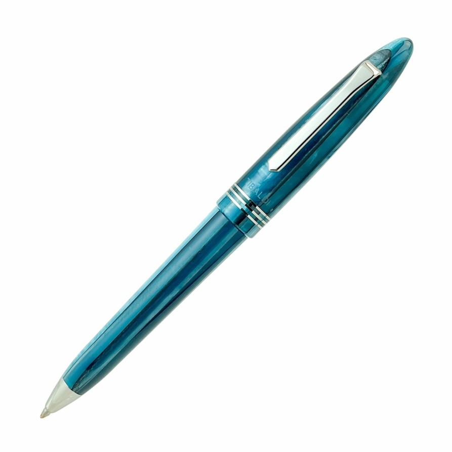 Ballpoint Pens * | Promo Tibaldi Bononia Bora Bora Ballpoint Pen, Palladium Trim