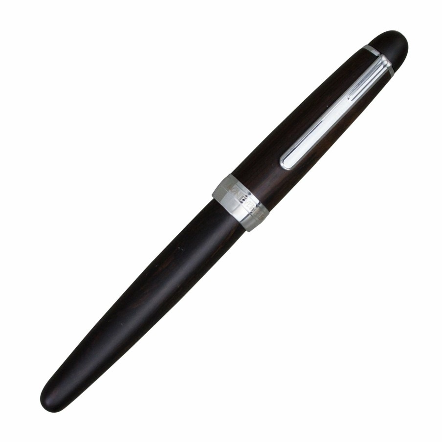 Fountain Pens * | Cheap Monteverde Monza Wood Fountain Pen, Ebony, Fine Nib