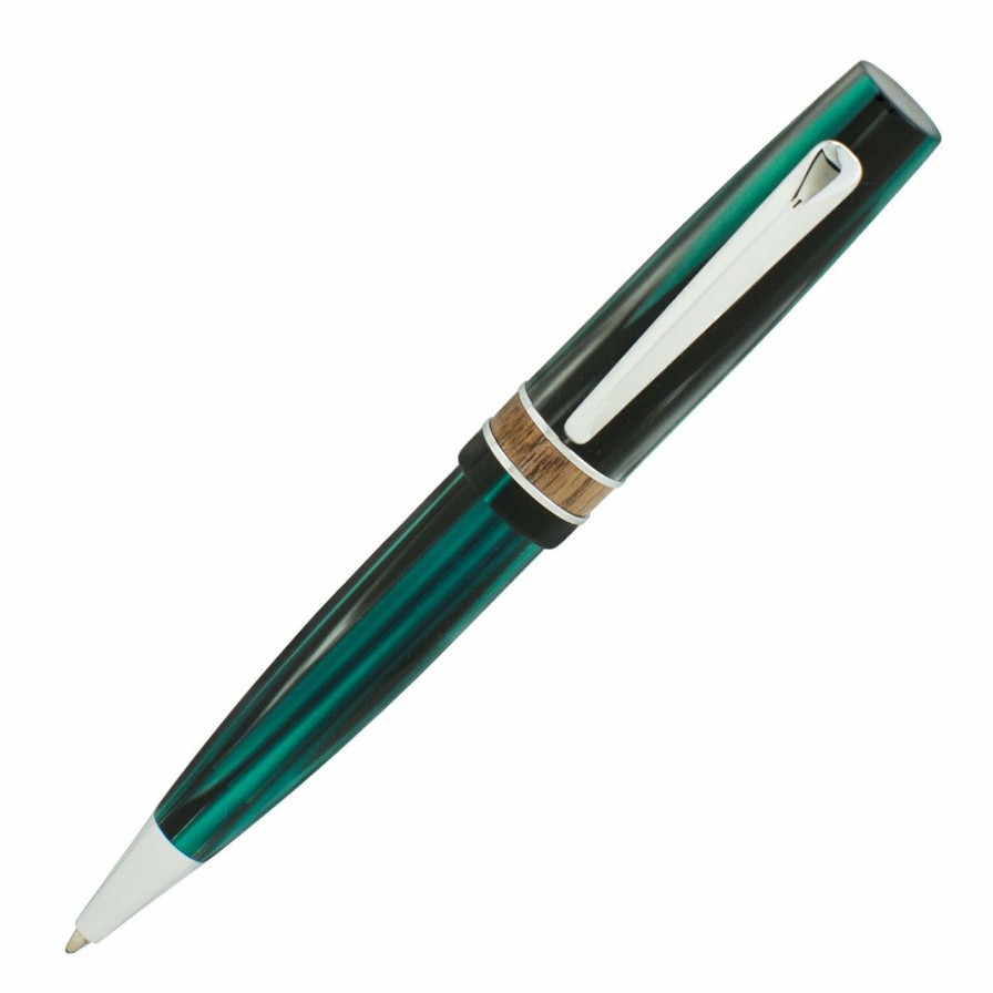 Ballpoint Pens * | Budget Monteverde Trees Of The World Ballpoint Pen, Giant Sequoia Green