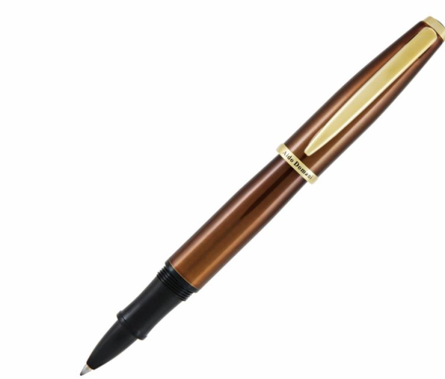 Rollerball Pens * | Cheap Monteverde Aldo Domani Brown Rollerball Pen