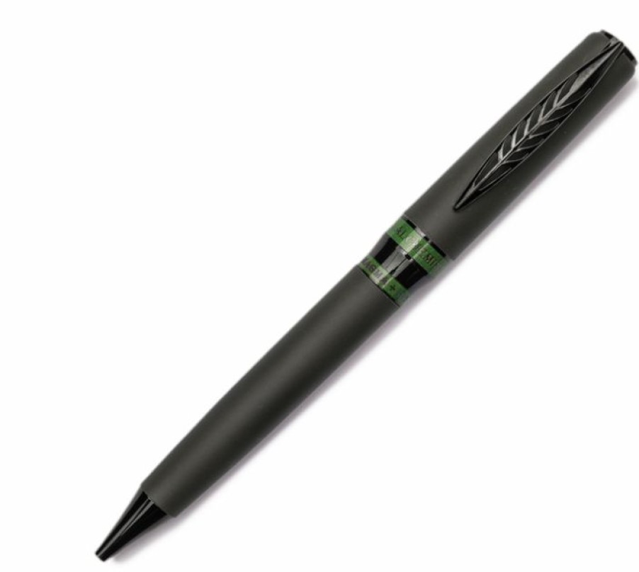 Ballpoint Pens * | Coupon Pineider Alchemist Zeolite Ballpoint Pen, Krakatoa Green