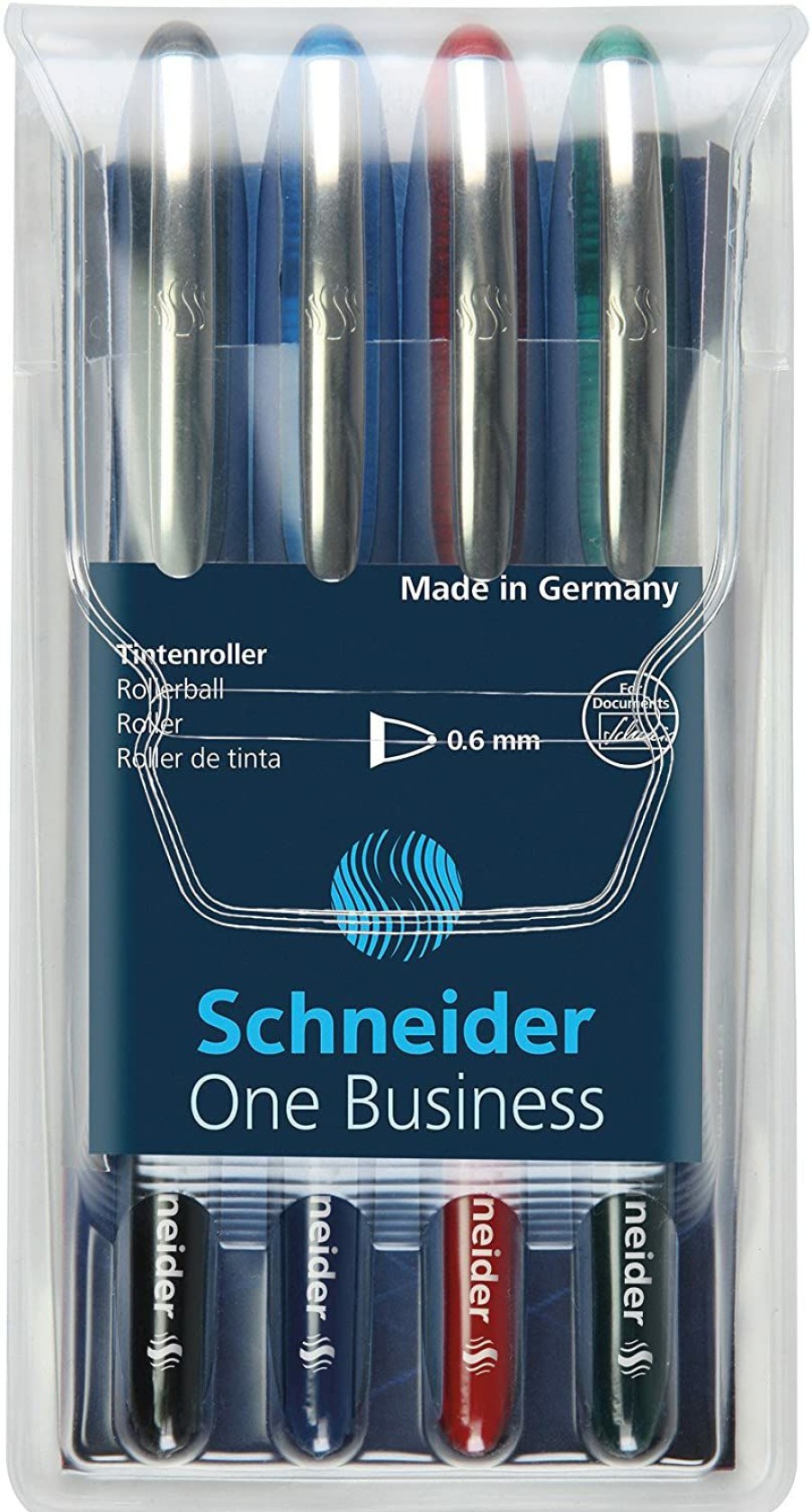 Rollerball Pens * | Best Reviews Of Schneider One Business Rollerball Pens, Assorted Ink, .6Mm