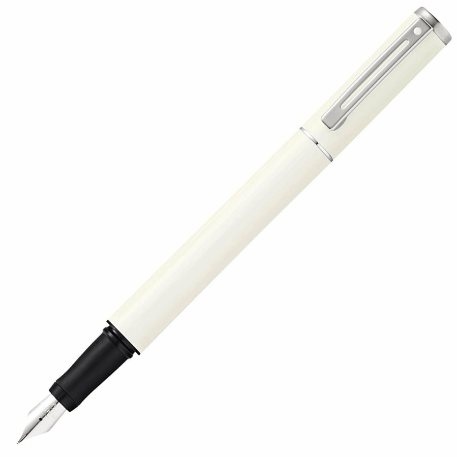 Fountain Pens * | Brand New Sheaffer Pop Glossy Fountain Pen, White