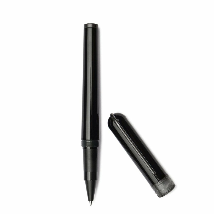 Rollerball Pens * | Cheapest Pineider Metropolis Rollerball Pen, Black