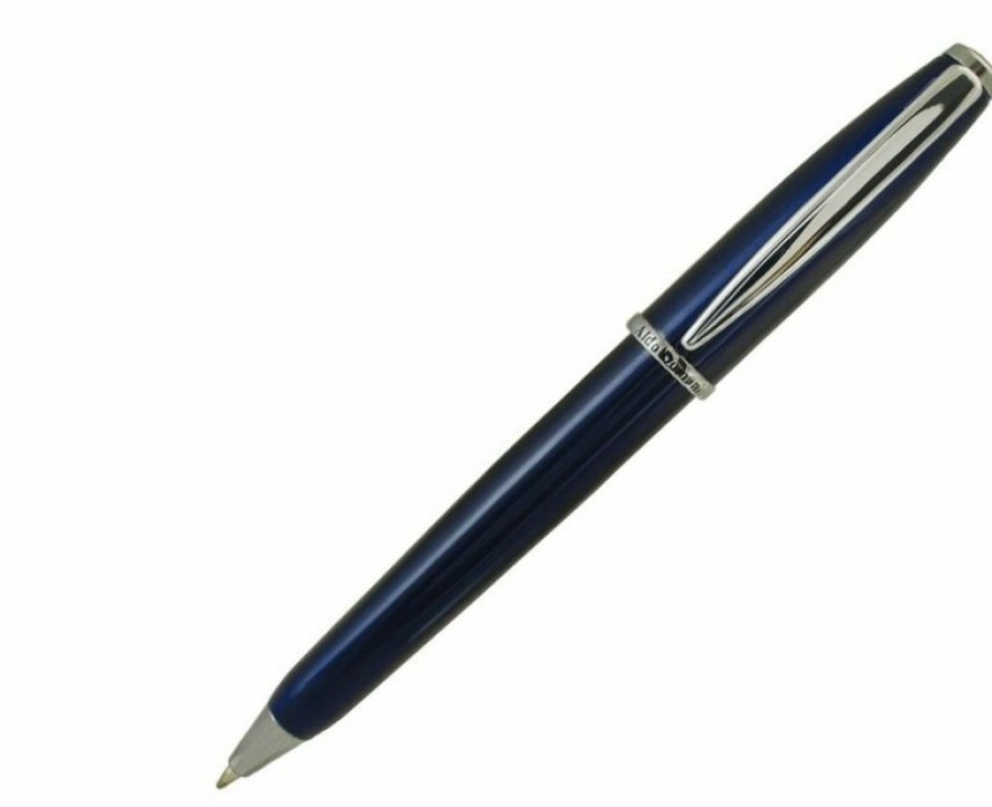 Ballpoint Pens * | Deals Monteverde Aldo Domani Blue Lacquer Ballpoint Pen