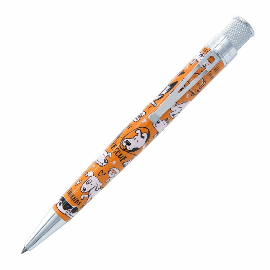 Ballpoint Pens * | Top 10 Retro 51 Tornado Rescue Ballpoint Pen, Dogs