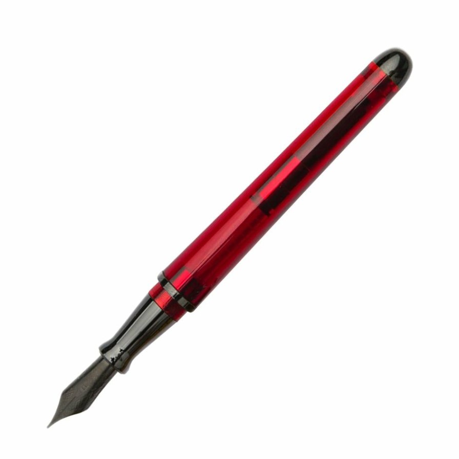 Fountain Pens * | Hot Sale Pineider Avatar Ur Demo Black Trim Wine Red Fountain Pen, Fine