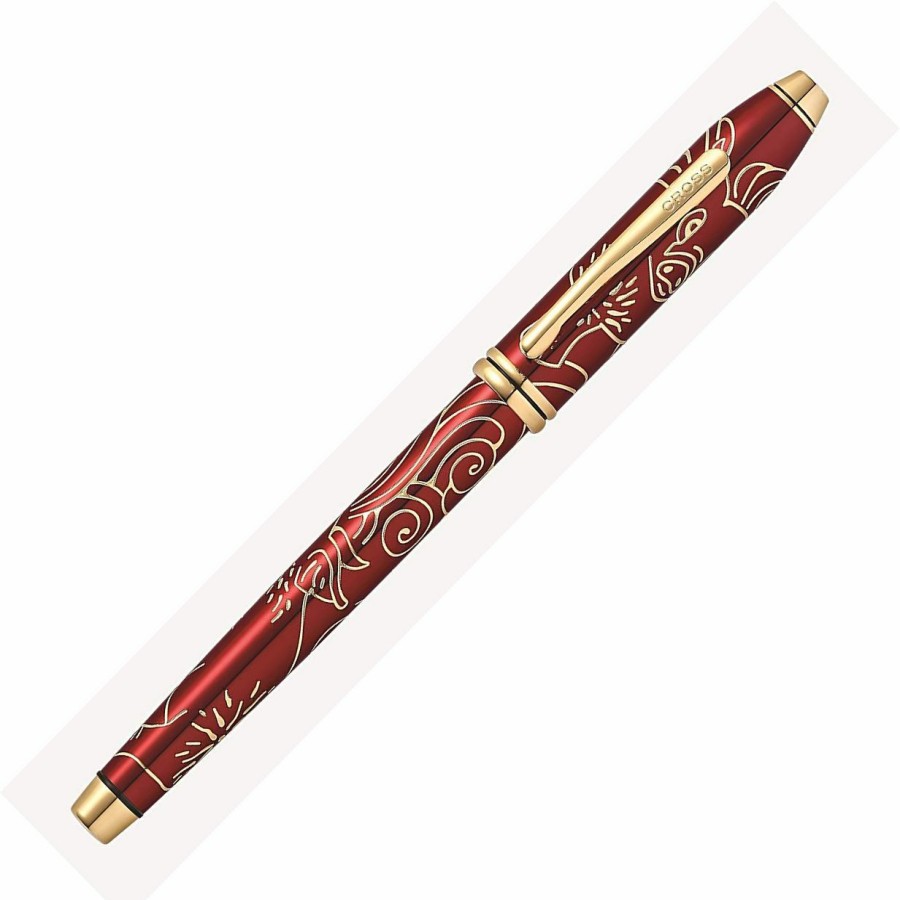 Rollerball Pens * | Brand New Cross Townsend 2019 Year Of The Pig Rollerball Pen, Red