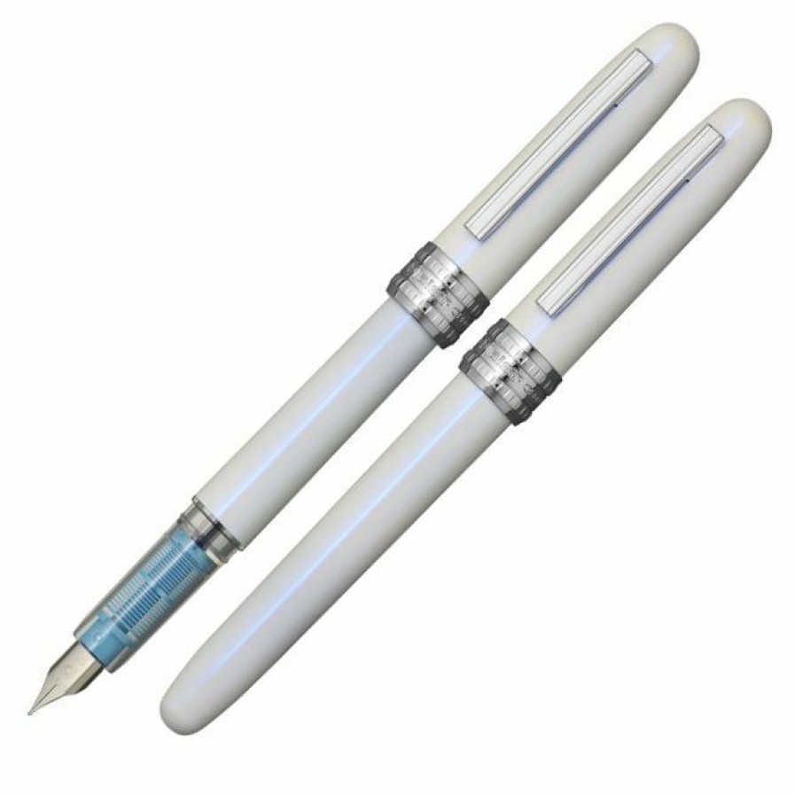 Fountain Pens * | Discount Platinum Plaisir Aura 2022 Fountain Pen, Symphony Blue