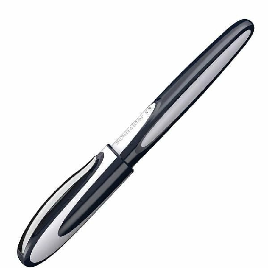 Rollerball Pens * | Coupon Schneider Ray Cartridge Filled Rollerball Pen, Dark Blue & Light Grey