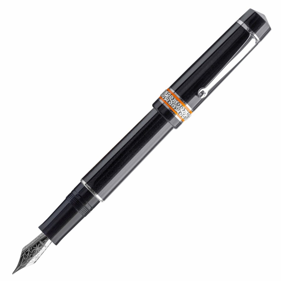 Fountain Pens * | Buy Maiora Mytho Oronero Fountain Pen, Mirror Black