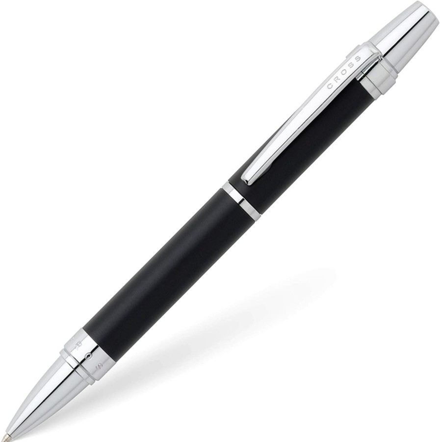 Ballpoint Pens * | Wholesale Cross Nile Ballpoint Pen, Matte Black & Chrome