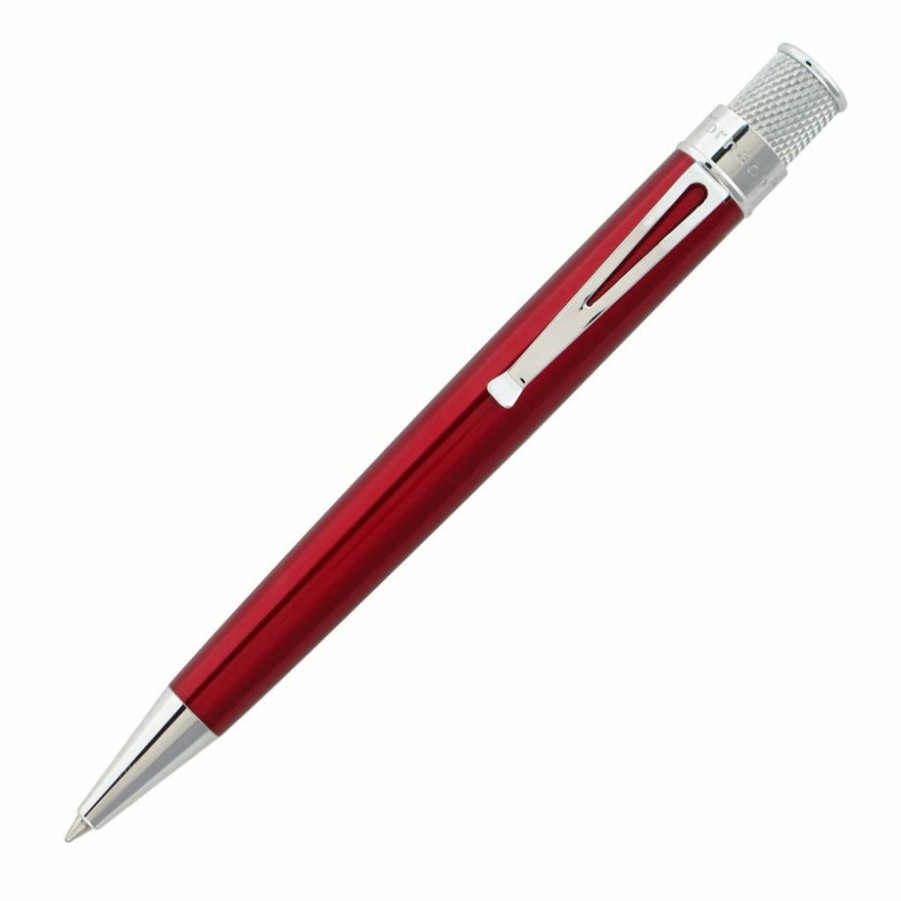 Rollerball Pens * | Best Sale Retro 51 Tornado Classic Rollerball Pen, Red Lacquer