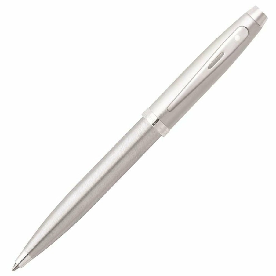 Ballpoint Pens * | Flash Sale Sheaffer 100 Ballpoint Pen, Brushed Chrome