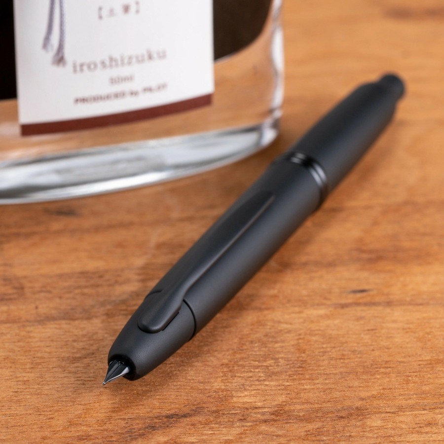 Fountain Pens * | Best Pirce Pilot Vanishing Point Retractable Fountain Pen, Matte Black