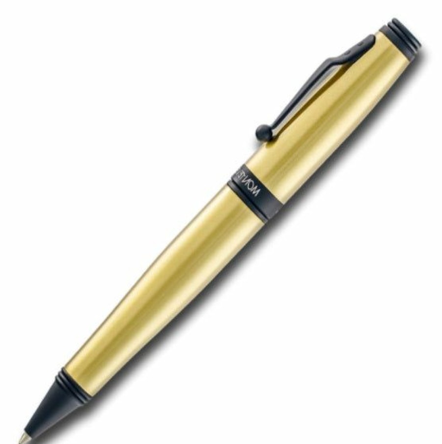 Ballpoint Pens * | Best Deal Monteverde Invincia Ballpoint Pen, Brass