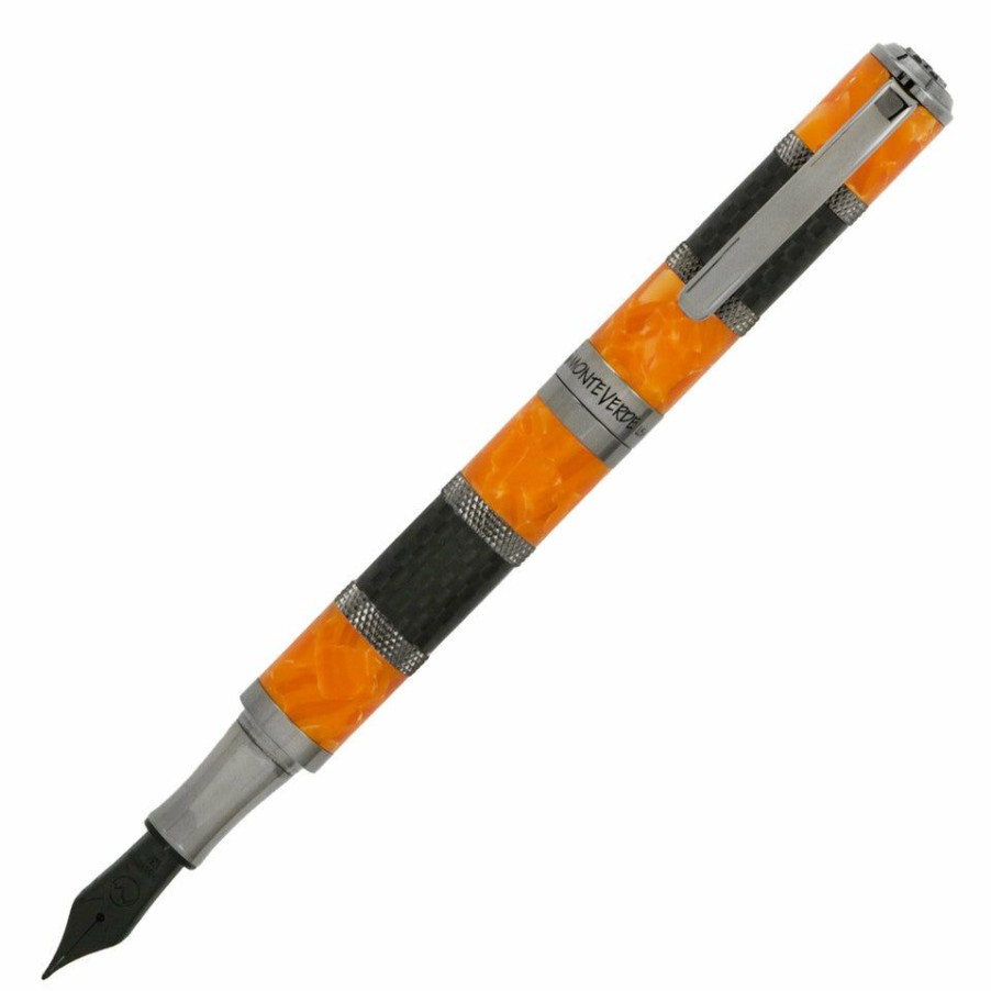 Fountain Pens * | Brand New Monteverde Regatta Sport Fountain Pen, Orange