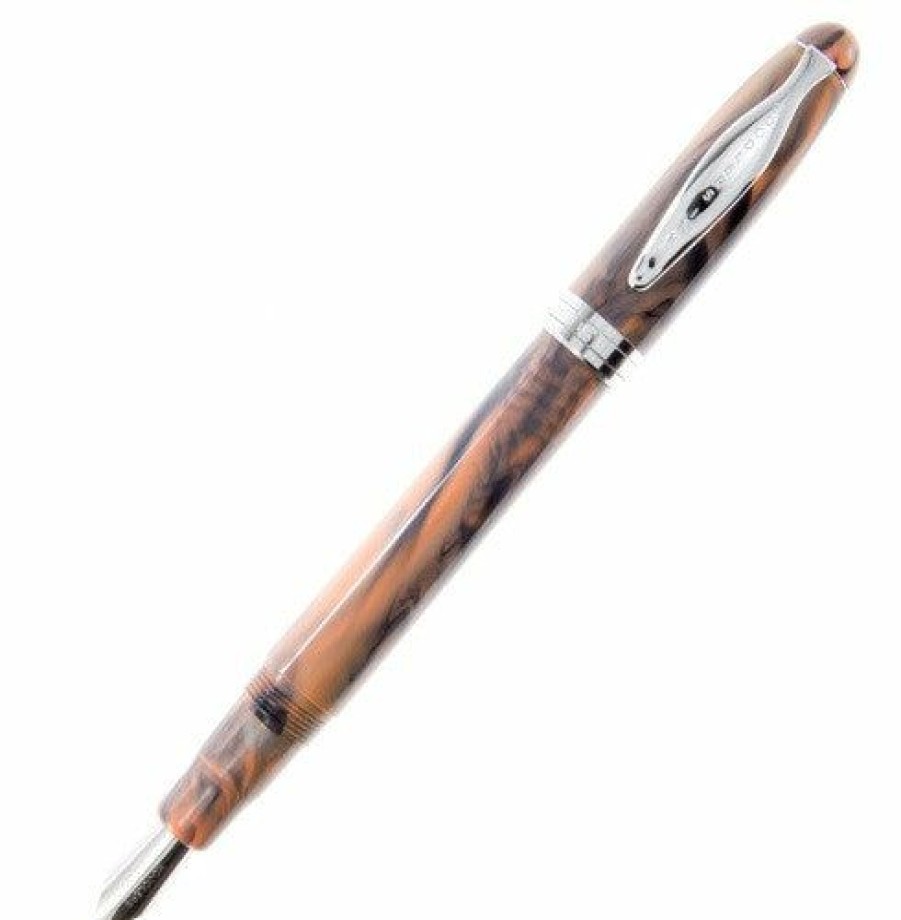 Fountain Pens * | Coupon Noodlers Ahab Flex Fountain Pen Cherokee Pearl #15048