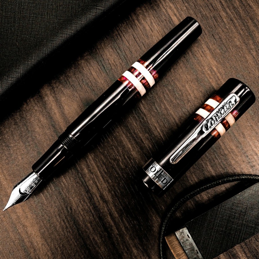 Fountain Pens * | Budget Conklin Toledo Fountain Pen, Burgundy