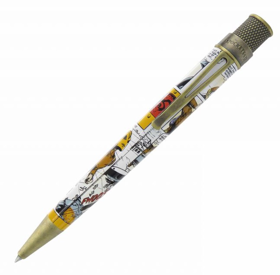 Rollerball Pens * | Flash Sale Retro 51 Okkto Rocketeer First Flight Tornado Rollerball Pen, Full Color