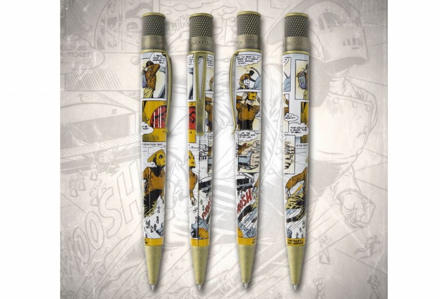 Rollerball Pens * | Flash Sale Retro 51 Okkto Rocketeer First Flight Tornado Rollerball Pen, Full Color