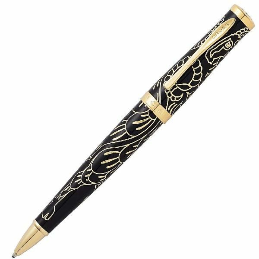 Ballpoint Pens * | Promo Cross 2015 Year Of The Goat Ballpoint Pen, Black & Gold