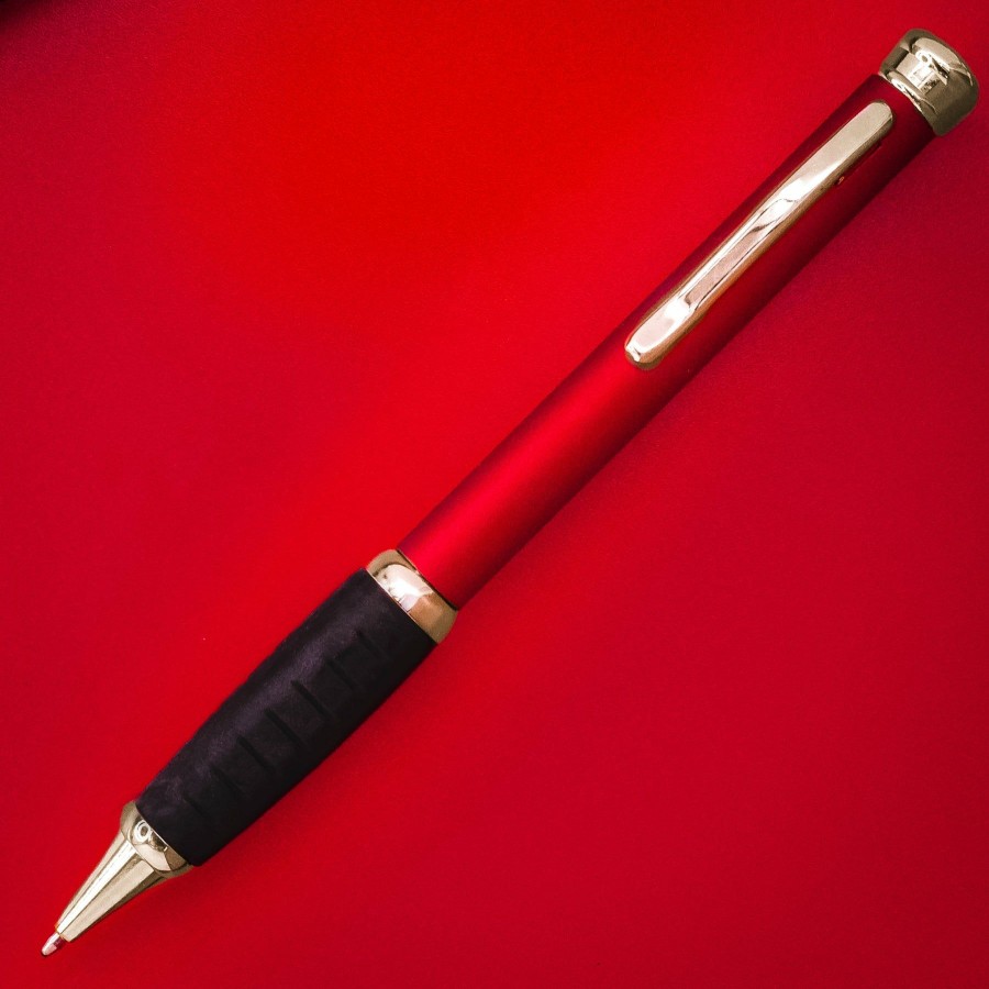 Ballpoint Pens * | Best Sale Pen Savings Executive Metal Ballpoint Pen, Burgundy & Gold