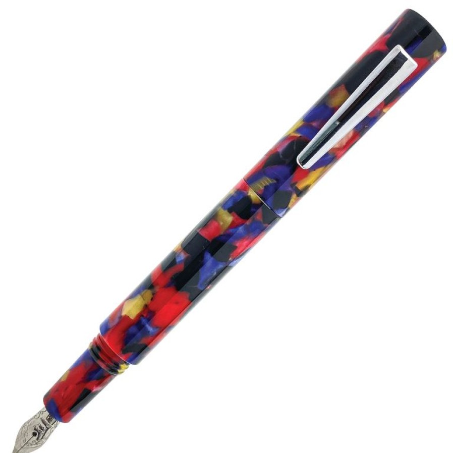 Fountain Pens * | Best Sale Monteverde Mvp Pocket Fountain Pen, Red Puzzles