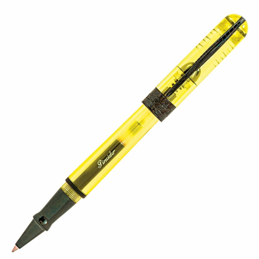 Rollerball Pens * | Cheap Pineider Avatar Ur Demo Black Rollerball Pen, Lemon